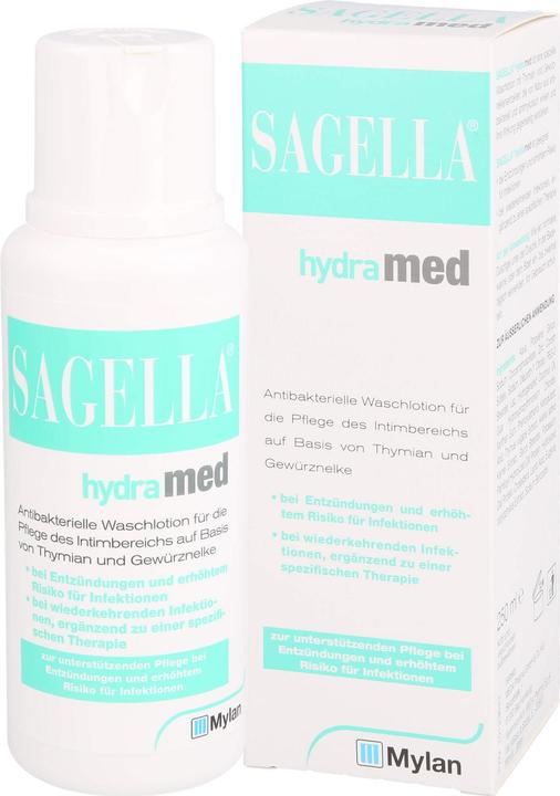 Sagella hydramed antibakterielle Waschlotion, 250 ml Lotion (250 ml, Intimwaschlotion)
