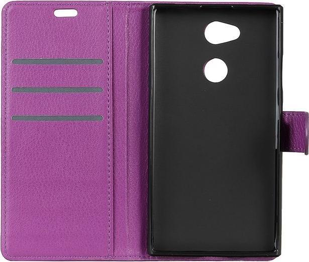 Actual product image MU Classic Bookcover sleeve with litchite texture (Sony Xperia L2)
