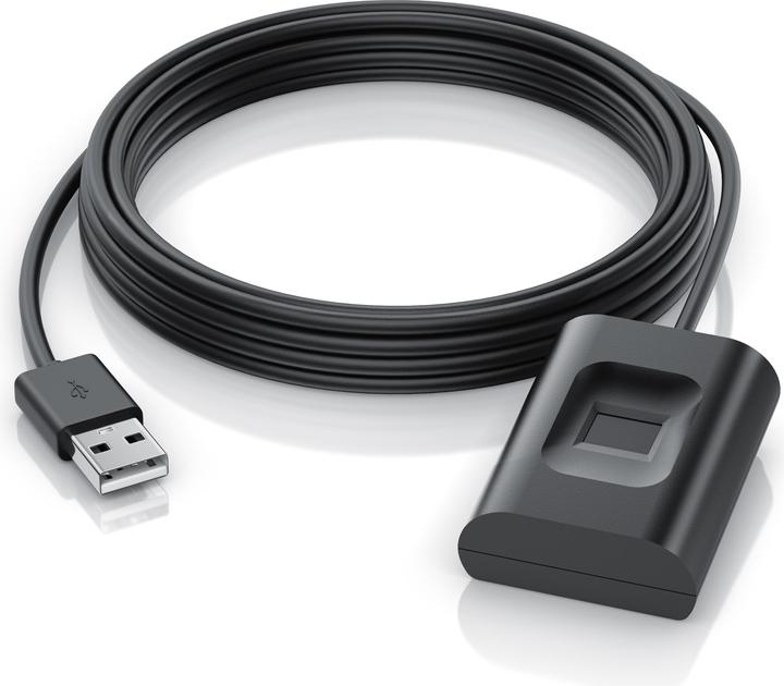Produktbild CSL Fingerabdrucksensor, USB Fingerabdruckleser, 10 IDs, Rundumerkennung, plug & play, für Win 8/10/11