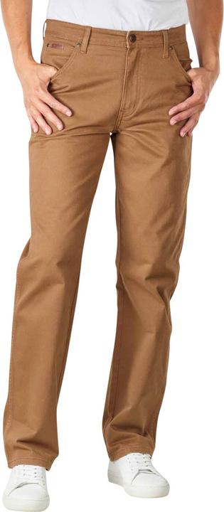 Wrangler Texas Slim Pant Straight Fit Saddle Brown (32)