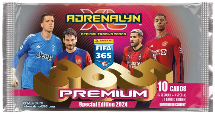 Panini FIFA 365 2024 Adrenalyn XL Premium Pack With 10 Cards (6 Regular, 3 Special, 1 Limited Cards) (Multilingual)