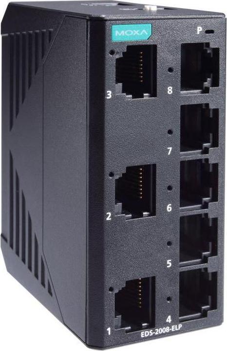 Actual product image Moxa Industrial Unmanaged Qos Ether