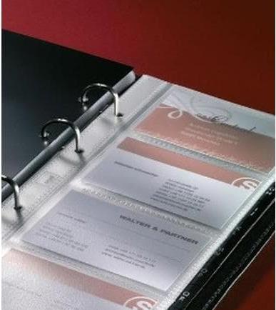 Produktbild Sigel Ice Visitenkartenringbuch Torino (9 x 6 cm)