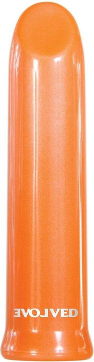 Actual product image Evolved Love Is Back - Lip Service - Powerful 10 speeds & Functions Rechargeable Petite Lipstick-Sha (Orange)