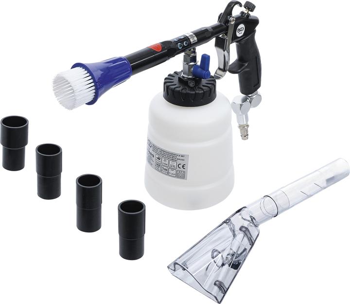 Immagine prodotto BGS Pistola pneumatica per pulizia con attacco per spazzole e aspiratore 7 pz.