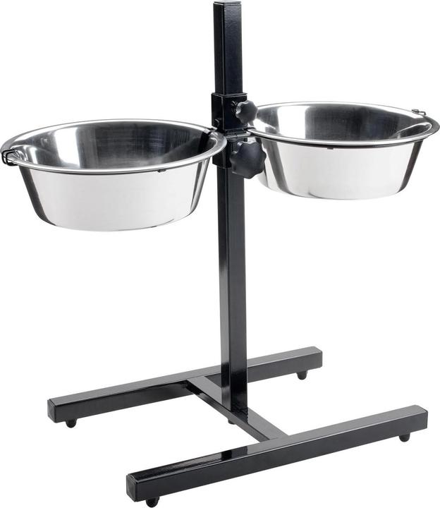 Hunter Basic dog bar with 2 stainless steel bowls