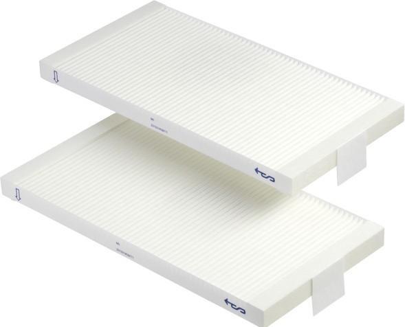 Stiebel Eltron 2 pezzi FMK F7-2 ZUL Filtro di ricambio per inverter per il sistema di ventilazione LWZ 5 S Smart