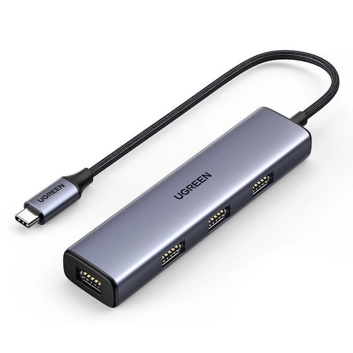 Produktbild Ugreen HUB USB CM473 1x USB-C + 4x USB-A 3.0 (UGR1320) (USB-C, 4 Ports)