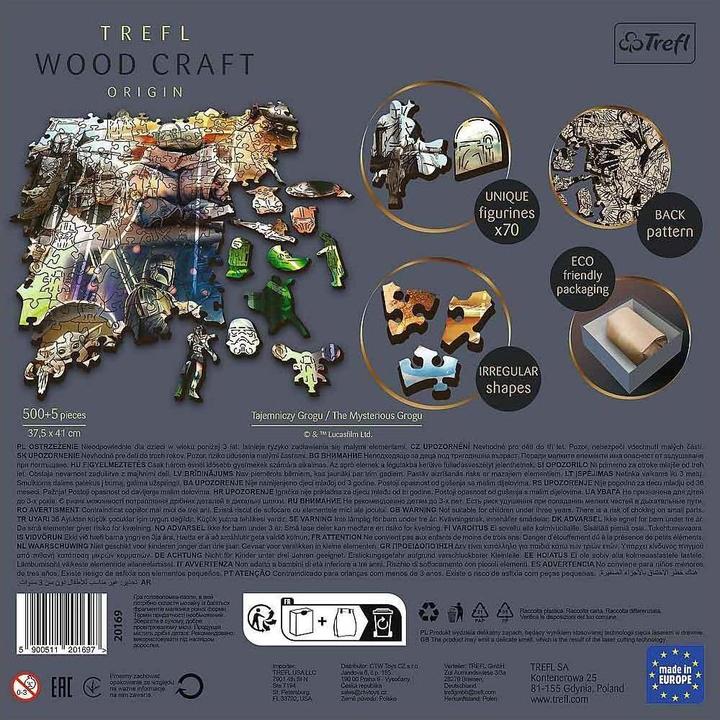 Image du produit Trefl Puzzle en bois forme spéciale 500+5 Star Wars (505 pièces)
