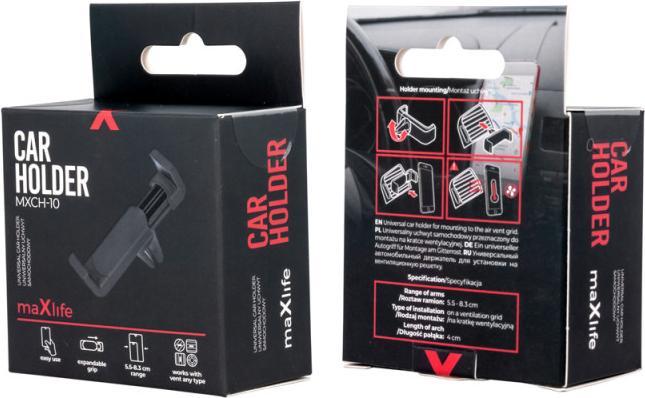 Actual product image Maxlife car holder for air vent MXCH-10 black