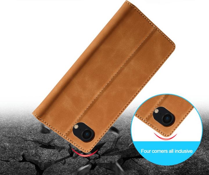 Image du produit LC.Imeeke iPhone 16e - Flip Case Vintage (Apple iPhone 16e)
