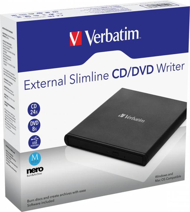 Image du produit Verbatim Graveur CD-DVD externe à faible encombrement (Graveur de DVD)