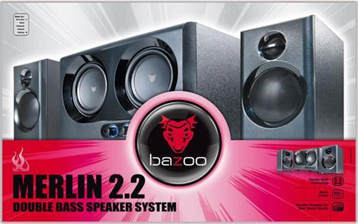 Actual product image Vivanco bazoo MERLIN 2.2 Double Bass Speaker System