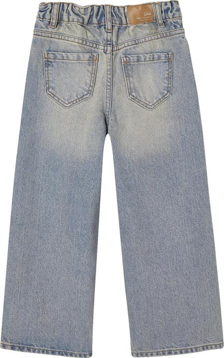 Vertbaudet Weite Mädchen Jeans mit Dehnbund, Bundweite verstellbar