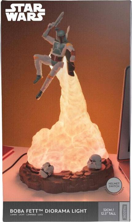 Actual product image Paladone Products Lampada Star Wars : Boba Fett Diorama Light 31 cm