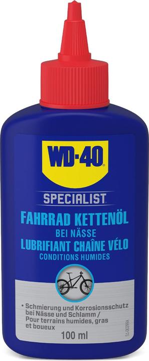 Image du produit WD-40 Huile de la chaîne du vélo (100 ml, Huile de chaîne)