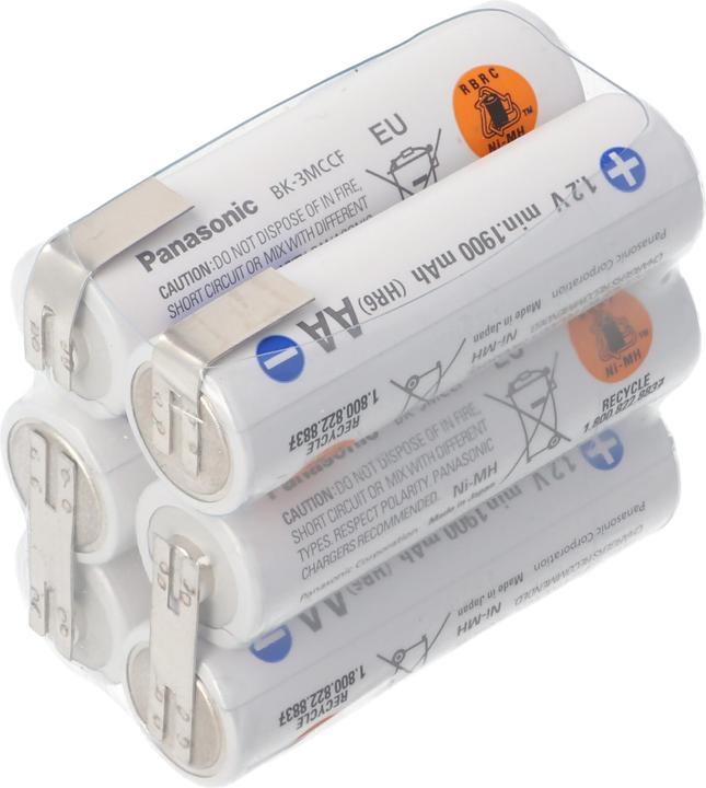 Produktbild Panasonic Akku Eneloop F2x3 6/BK-3MCCE mit Lötfahne (1 Stk., 2000 mAh, Akku)