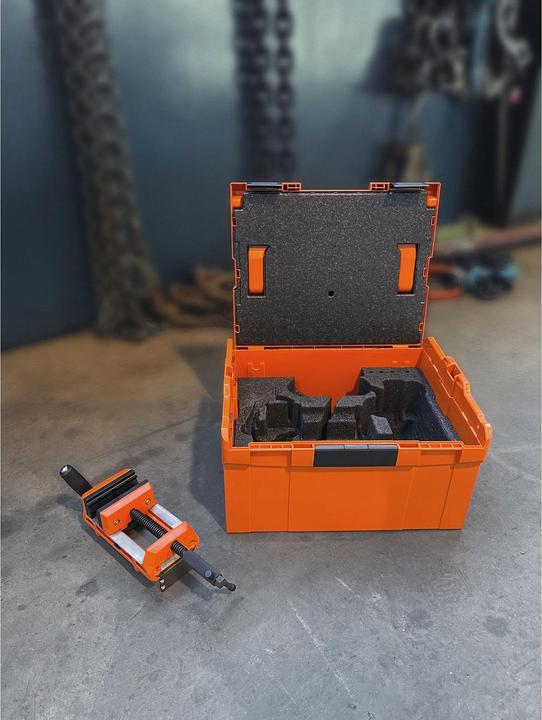 Actual product image Fein L-BOXX tool case 238 with inlay ( VersaMAG), length 35.7 mm, width 44.2 mm, height 25.3 mm