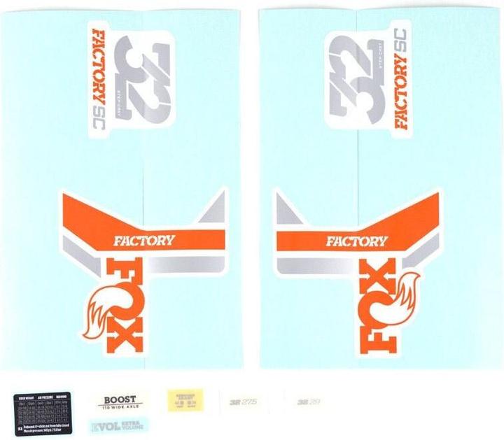 Fox Aufkleber Set für 32 SC F-S