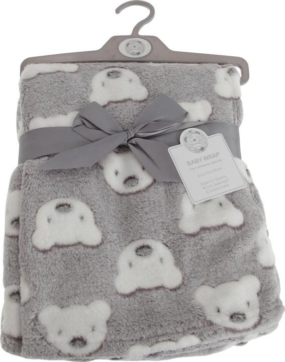 Produktbild Snuggle Baby BabyWickeltuch mit TeddybärGesicht (75 x 100 cm)