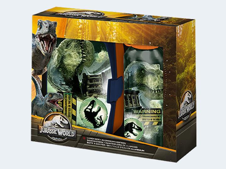 Produktbild Kids Euroswan Lunchbox + Alu Trinkflasche Jurassic World Set