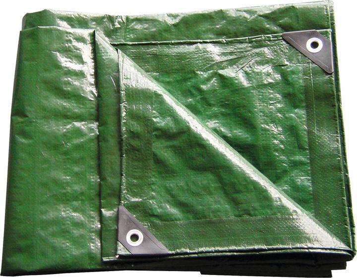 Produktbild Dema Holzabdeckplane Gewebeplane 140g/m² 3x4m | Grün (4 x 3 m)