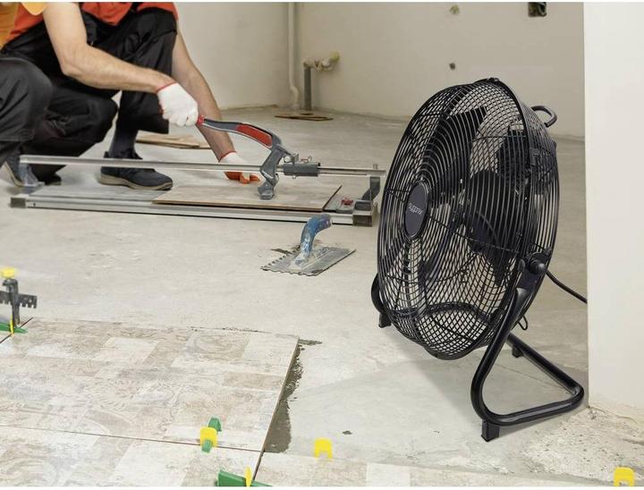 Produktbild Sygonix Bodenventilator 120W (Ø x H) 550mm x 535mm Schwarz (65.07 dB)
