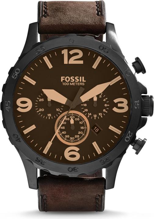 Actual product image Fossil Nate (Analogue wristwatch, Chronograph, 50 mm)