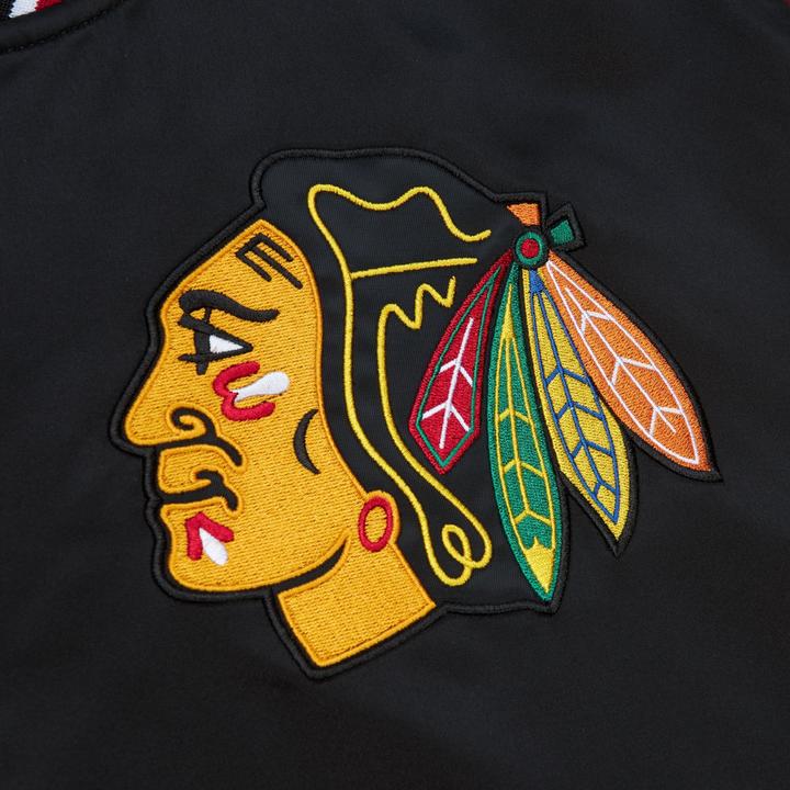 Produktbild Mitchell & Ness M&N Heavyweight Satin Jacke NHL Chicago Blackhawks - S (S)