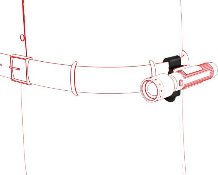 Produktbild Ledlenser Belt Clip Type A Black Box