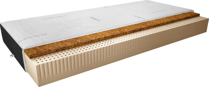Actual product image ELTAP Marionel Velvet Black (120 x 200 cm, Latex core)