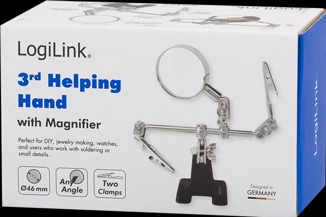 Productafbeelding LogiLink 3. helpende hand met vergrootglas