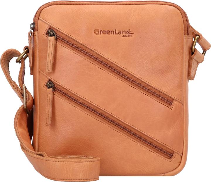Greenland Nature Nature Umhängetasche RFID Leder 21 cm