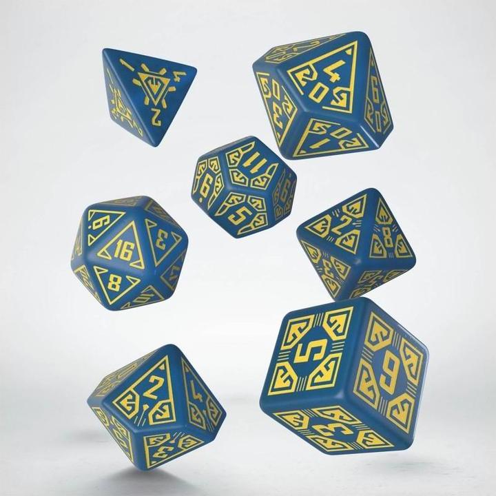 Produktbild Q Workshop SARC1E - Arcade blau und gelb Würfel Set (7 Teile)