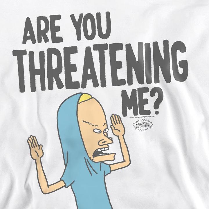 Immagine prodotto Universal Textiles Are You Threatening Me? Felpa Adulto Unisex (L)