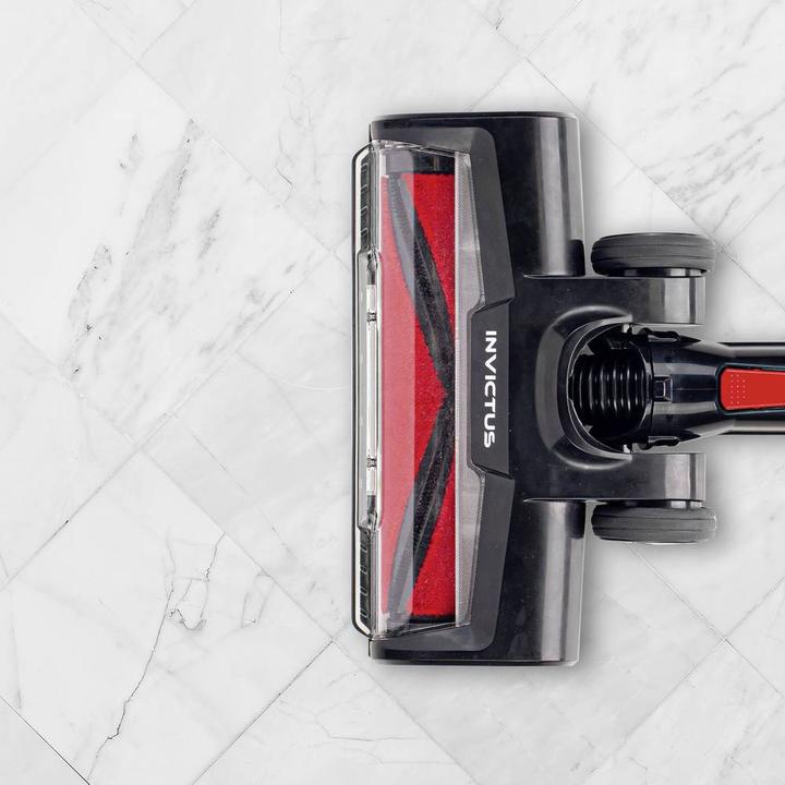 Actual product image Genius X9 cordless vacuum cleaner, deluxe set 23 pcs, black-red