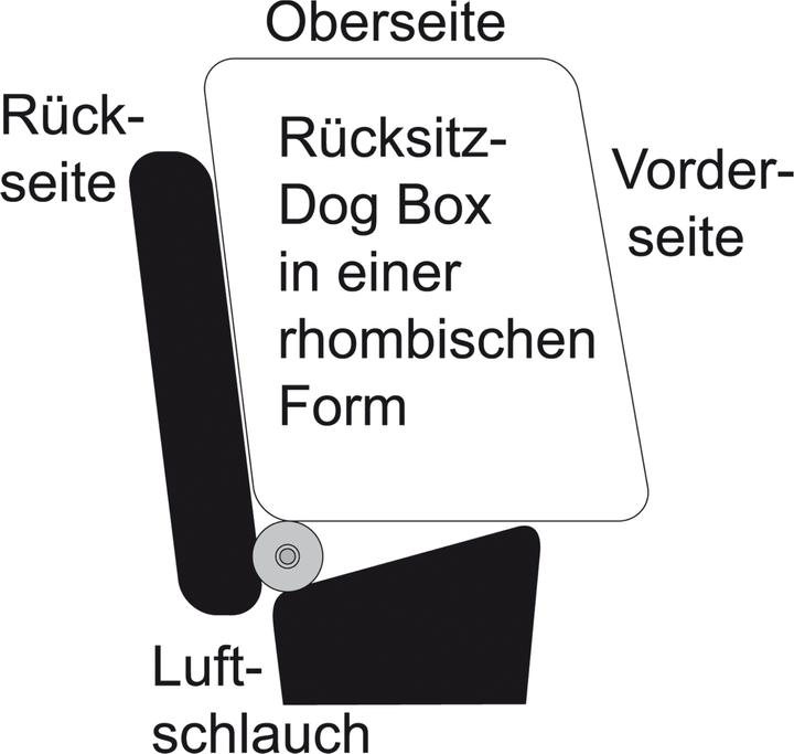 Produktbild Tami Aufblasbare Hundebox für die Rückbank (Hund, Faltbar, Atmungsaktiv)