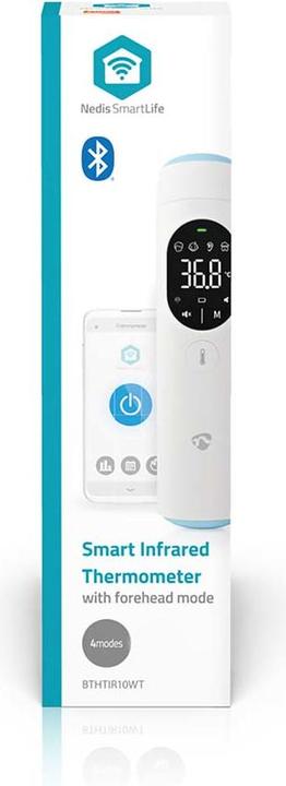Actual product image Nedis SmartLife Infrared Thermometer | LED Display | Ear / Forehead | White (Ear, Forehead)