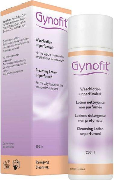Actual product image Gynofit washing lotion (200 ml, Intimate gel)
