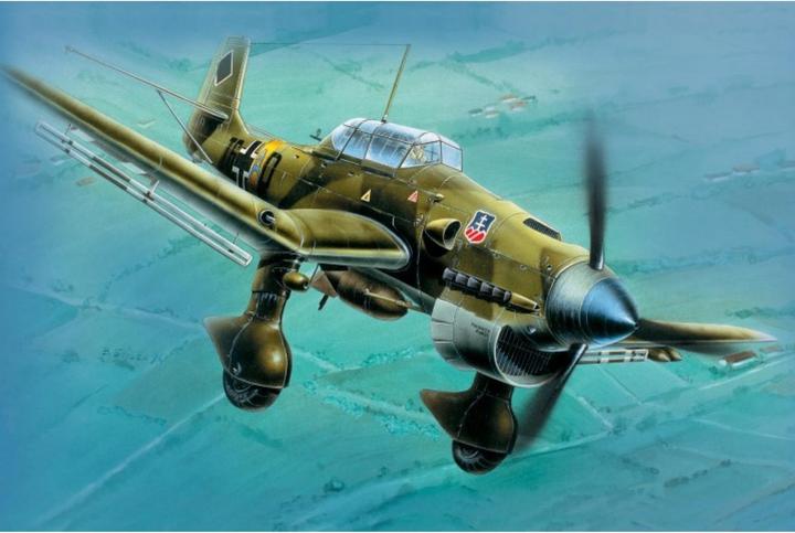 Actual product image Tamiya 1:72 Junkers JU-87 B-2 Stuka