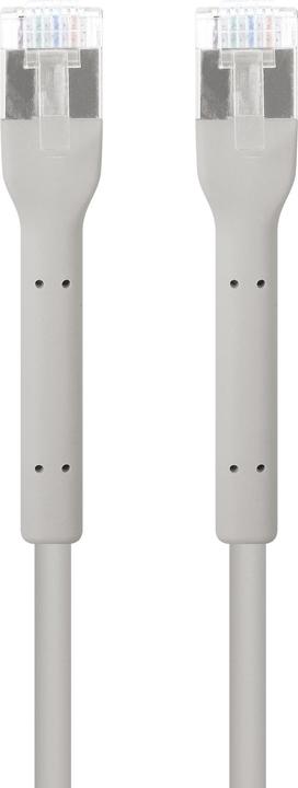 Produktbild Intellinet Cat6a F/FTP FlexiBoot Slim Netzwerk-Patchkabel, 2 m, grau (F/FTP, CAT6a, 2 m)