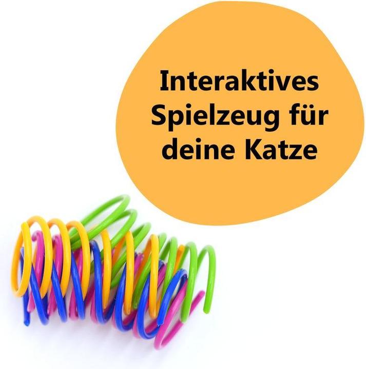 Image du produit Hermex Ressorts en spirale Jouet pour chats Jeu d'adresse Jouet à ressorts
