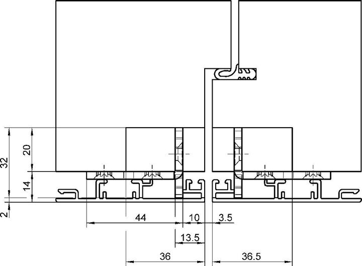 Actual product image Simonswerk Mounting bracket TECTUS TE 640 3D BW/16