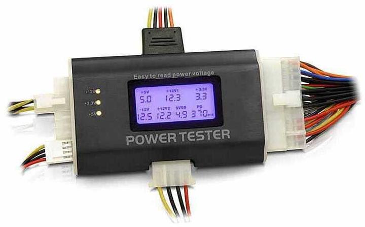 Image du produit Delock Testeur d'alimentation électrique III avec LCD