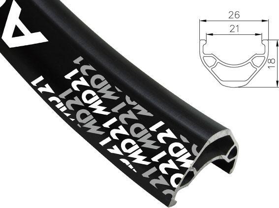 Produktbild Alexrims MTB RIM Md21 27,5 "x36OTW. Tubeless Ready H. Tarczowy Black (neu)