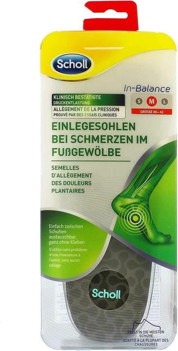 Actual product image Scholl In-Balance Arch Pain Relief Insole Medium - Insoles (Soles)