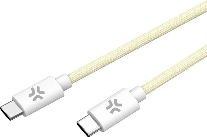 Actual product image Celly USBCUSBCCOTT - USB-C to USB-C Cotton Braided Cable (POWER DELIVERY) (1.50 m, USB 2.0, 60 W)