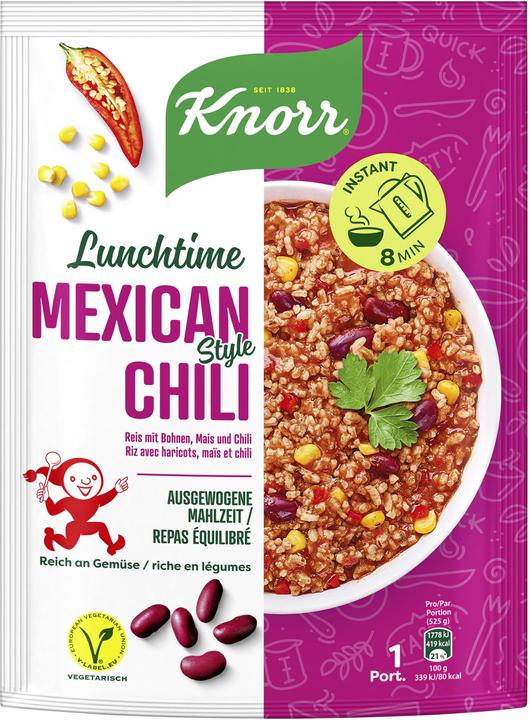 Actual product image Knorr Lunchtime Mexican Style Chili 1 Serving (125 g)