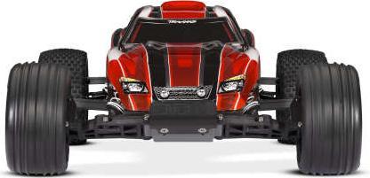 Produktbild Traxxas Rustler Rot 1/10 2wd Stadium-Truck Rtr Brushed, Mit Akku Und 4ampere Usb-C-Lader (RTR Ready-to-Run)