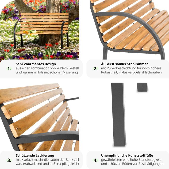Produktbild tectake Gartenbank Micha